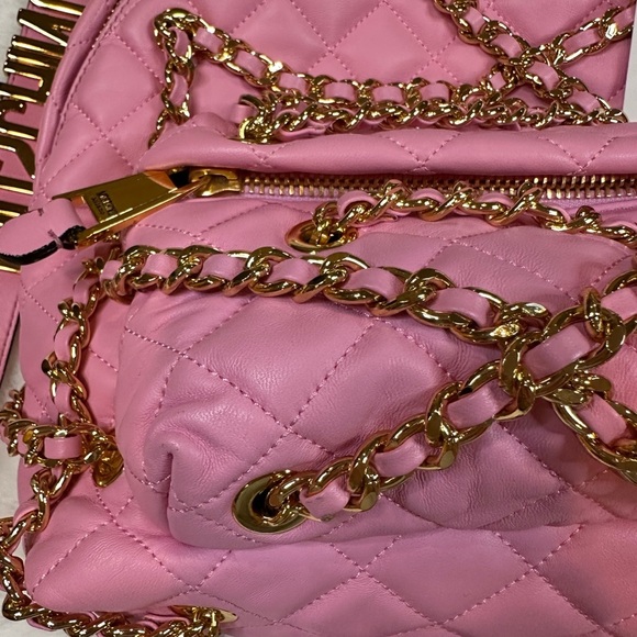 Moschino Pink Quilted Women\'s back Bag-with dust bag main image 9